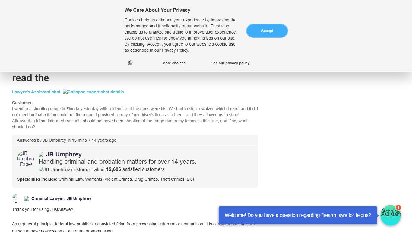 Felon Shooting at Range: Legal Waiver and Liability Questions