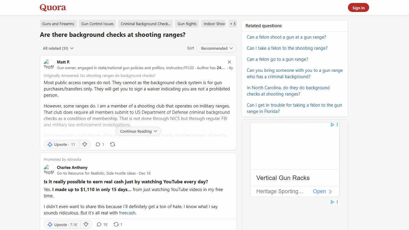 Are there background checks at shooting ranges? - Quora