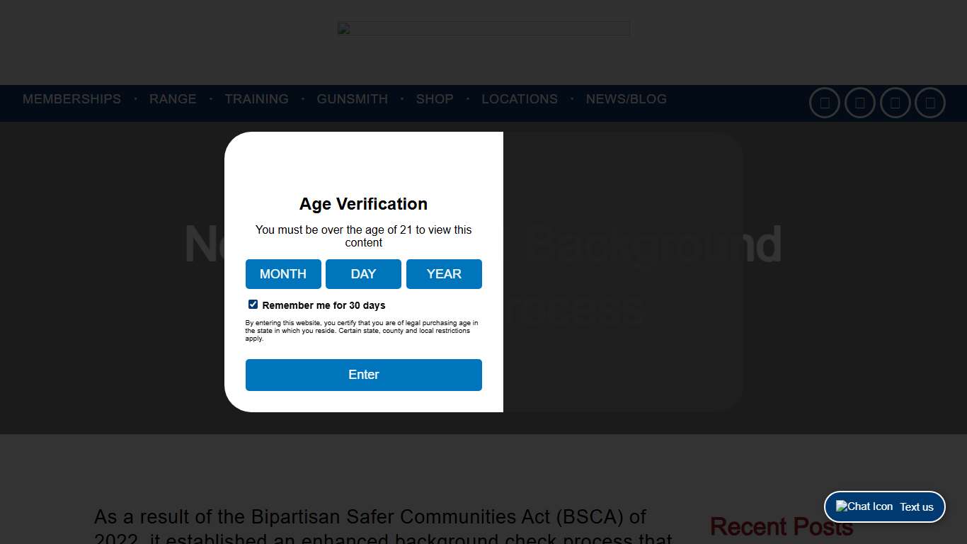 New Enhanced Background Check Process